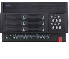 HDL-M/DL06.1 купив комплект подобного оборудования можно смело оснастить свое жилье или офис ультрасовременных решением по управлению светом как в автоматическом режиме так и в комфортном ручном
