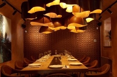 Фоновое озвучивание VIP комнаты ресторана Il Riccio на базе звукового оборудования Ecler и Yamaha