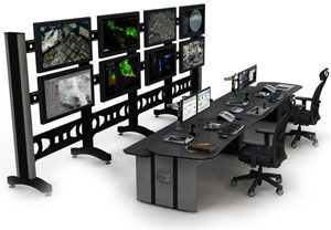 Основні вимоги щодо організації диспетчерських або ситуаційних пунктів полягають у комфортному поданні різних відео даних, що відображаються на головному екрані