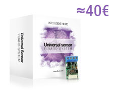 Универсальный бинарный датчик Fibaro Universal Sensor для двух любых датчиков с бинарным выходом