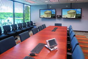 conference room presentation