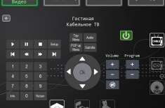 Индивидуальный графический интерфейс управления для планшета iPad